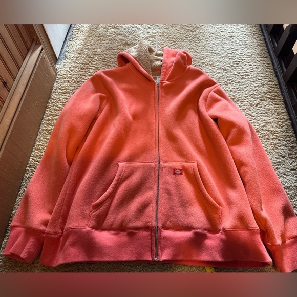 Dickies Jackets & Blazers - Dickies Coral women's Zip Up Jacket - Sherpa Lined -